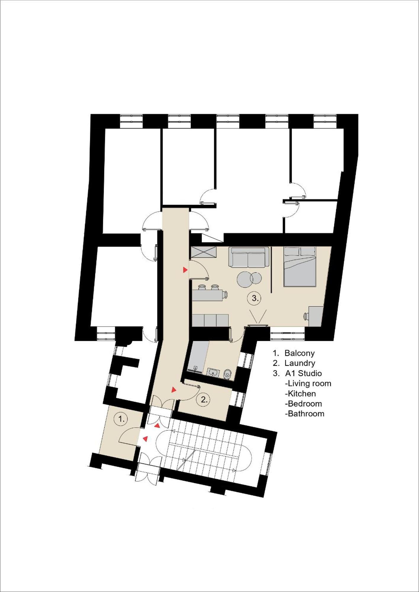 Central Apartments ซาราเยโว ภายนอก รูปภาพ